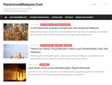 Tablet Screenshot of paranormalmalaysia.com